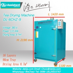 Küçük çiçek çay döner tip elektrikli ısıtma çay yaprağı kurutma makinesi 6chz-9