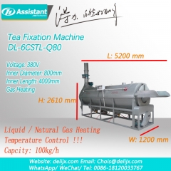 çay yaprağı buharda makinesi çay her türlü için sürekli ısıtma ısıtma tipi