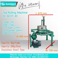 Oolong çay yaprağı rulo ortodoks çay işleme makinesi