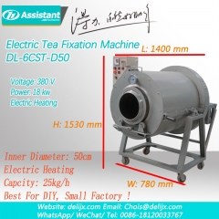 Elektrikli ısıtma çay yaprağı kavurma makinesi yeşil çay buharda makinesi