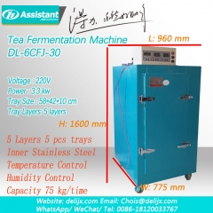 Siyah çay koyu çay fermantasyon makinesi oksidasyon işlemi makineleri dl-6cfj-30